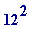 12^2